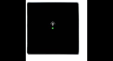 Busch-Jaeger 2CKA006220A0035 Wipschakelaar licht Afdekking 1-voudig free@home Antraciet, Zwart-grijs 1 stuk(s)