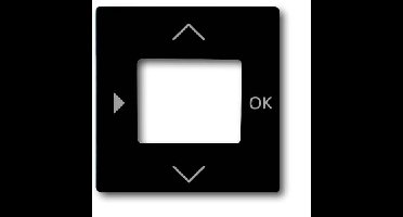 Busch-Jaeger 2CKA006430A0389 Jaloezie-schakelaar, Jaloezie-schakelaar/-knop Afdekking Future lineair Diepzwart (RAL 9005), Zwart 1 stuk(s)