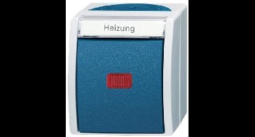 ABB 2CKA001085A1610 Schakelaar IP44 Grijs-wit (RAL 7035), Blauw-groen