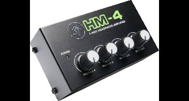 Mackie HM-4 Koptelefoonversterker Zwart