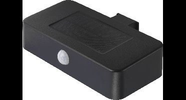 Sygonix SY-4677502 Wandlamp op zonne-energie met bewegingsmelder SMD LED 1 W Zwart