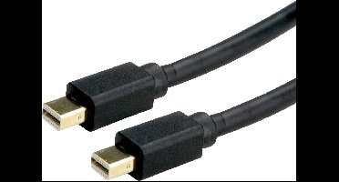ROLINE Mini DisplayPort Kabel, mDP-mDP, v1.3/v1.4, M/M, zwart, 2 m