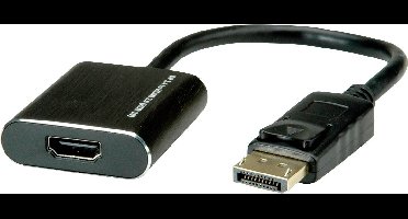 ROLINE DisplayPort/HDMI Adapter, v1.4, HDR 10, DP Male - HDMI Female, Actief