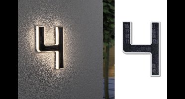 Paulmann 79845 4000870798454 Huisnummerlamp op zonne-energie Energielabel: A (A - G) 0.20 W Warmwit Zwart