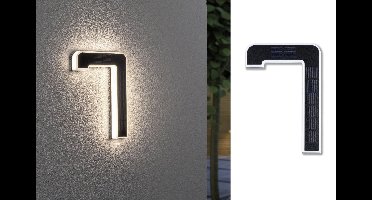 Paulmann 79848 4000870798485 Huisnummerlamp op zonne-energie Energielabel: A (A - G) 0.20 W Warmwit Zwart