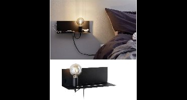 Paulmann Devara 78920 Wandlamp E27 LED Zwart