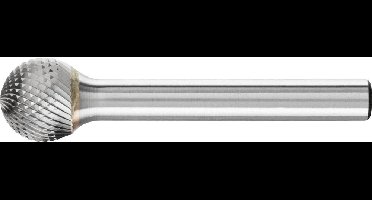 PFERD TOOLS 21112876 Freesstift Hardmetaal Bol 12 mm Lengte 51 mm Afmeting, Ø 12 mm Werklengte 10 mm Schachtdiameter 6 mm 1 stuks