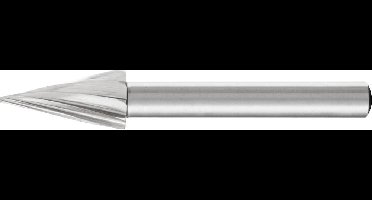 PFERD TOOLS 22423316 Freesstift HSS Spitse kegel Lengte 60 mm Afmeting, Ø 10 mm Werklengte 20 mm Schachtdiameter 6 mm 1 stuks