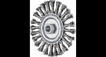 PFERD TOOLS Combitwist ronde borstel getordeerd RBG Ø 125 x 12 mm M14 staaldraad-Ø 0,50 voor haakse slijpers POS RBG 12512/M14 CT ST 0,50 43303051 1 stuk(s)