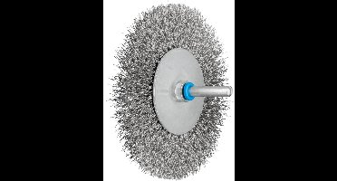 PFERD TOOLS POS ronde borstel ongetordeerd RBU Ø 100 x 10 mm schacht-Ø 6 mm Ø roestvrijstalen draad 0,30 POS RBU 10010/6 INOX 0,30 43701020 10 stuk(s)