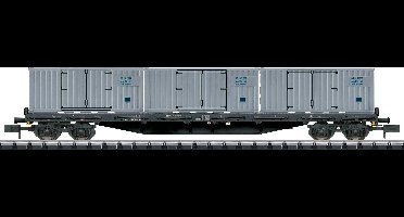 MiniTrix T18431 Platte wagen Rgs 3910 van de DR