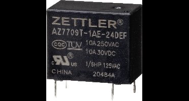 Zettler Electronics AZ7709T-1AE-24DEF Powerrelais 24 V/DC 10 A 1 stuk(s)