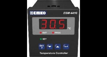 Emko ESM-4410.2.10.0.1/00.00/2.0.0.0 Tweestandenregelaar Temperatuurregelaar K 0 tot 999 °C Relais 7 A (l x b x h) 95 x 48 x 48 mm