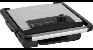 Princess 01.112425.01.001 Paninigrill Elektrisch Anti-aanbaklaag, Controlelampje, Inklapbaar Zwart