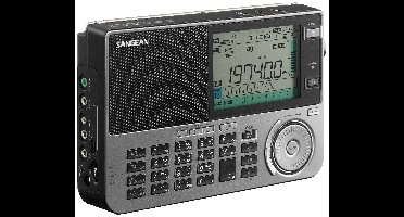 Sangean ATS-909X2 Wereldontvanger VHF (FM), Lange golf, Middengolf Wekfunctie Zwart
