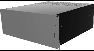 Hammond Electronics RM4U1918VBK 19 inch 19inch-industriële behuizing 4 HE Zwart