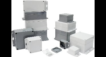 Gainta G232MF Universele behuizing 222 x 146 x 75 Polycarbonaat Lichtgrijs 1 stuk(s)