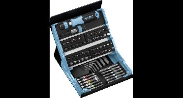 Hazet SmartCase 2200SC-1 Bitset 69-delig Inbus, Plat, Kruiskop Phillips, Kruiskop Pozidriv, T-profiel