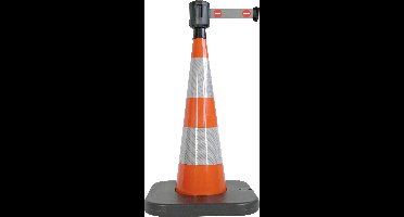 VISO RCX104ENT Band VERBODEN Verkeerskegel Staat zelfstandig op de grond Riem- of kettinglengte 4 m (Ø x h) 90 mm x 100 cm
