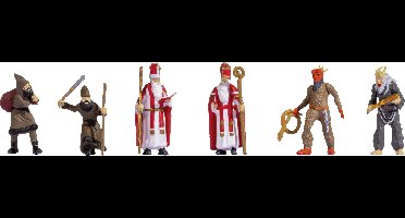 NOCH 15929 H0 Nicolaas en zijn knecht Ruprecht figuren Geverfd, Staand