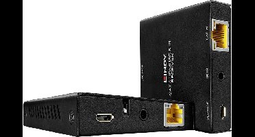 LINDY HDMI 18G & IR Extender HDMI-extender HDMI Via netwerkkabel RJ45 50 m