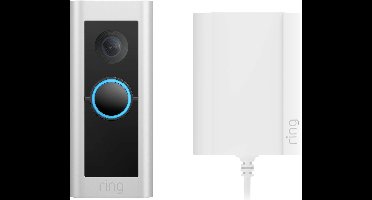 ring Video Doorbell Pro Plugin 2 Buitenunit voor Video-deurintercom via WiFi WiFi Nikkel (mat)