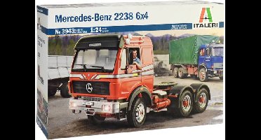 Italeri 3943 Mercedes-Benz 2238 6x4 Vrachtwagen (bouwpakket) 1:24