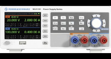 Rohde & Schwarz NGA142 Labvoeding, regelbaar 100 V (max.) 2 A (max.) 80 W Op afstand bedienbaar, Programmeerbaar Aantal uitgangen: 2 x