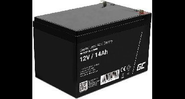 Green Cell Green Cell - USV-Akku - 1 x Batterie - Sealed Lead Acid (SLA) Loodaccu 12 V 14 Ah Loodvlies (AGM) (b x h x d) 151 x 95 x 98 mm Kabelschoen 6.35 mm