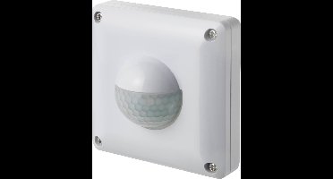 Sygonix SY-4755364 PIR-bewegingsmelder Wand, Inbouw (in muur) 190 ° Triac Wit IP65