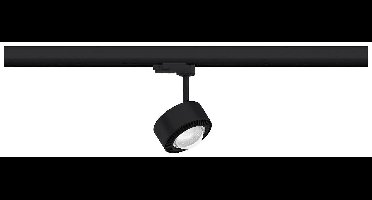 Paulmann ProRail3 Spot Aldan 9W Bla 4000K 3Ph dim Systeemlamp (basis) ProRail3 0.00 W LED Zwart, Chroom
