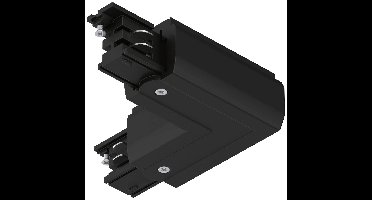 Paulmann 91375 ProRail3 L-Connect Erde 230V-railsysteemcomponenten L-verbinder ProRail3 Zwart