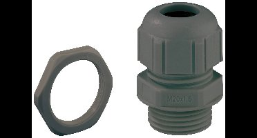 Spelsberg 22901601 Wartel Slagvast, Met trekontlasting, Met contramoer M16 Kunststof Zwart 1 stuk(s)