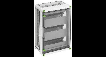 Spelsberg 1634201 GTA 342-KT-t Kleine verdeelkast Aantal groepen: 42 Aantal rijen: 3 Inhoud: 1 stuk(s)