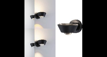 Paulmann 79769 Wandspot LED vast ingebouwd 9 W LED Zwart