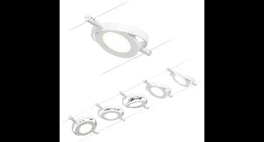 Paulmann RoundMac 94416 Kabelsysteem compleet LED vast ingebouwd LED Wit, Chroom