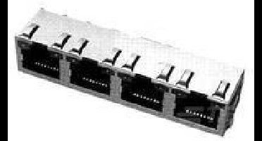 TE Connectivity TE AMP MODULAR JACKS - INVERTED AND LEDS MODULAR JACKS - INVERTED AND LEDS 1-5406552-1 1 stuk(s)