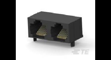 TE Connectivity TE AMP MODULAR JACKS - INVERTED AND LEDS MODULAR JACKS - INVERTED AND LEDS 5406526-1 1 stuk(s)
