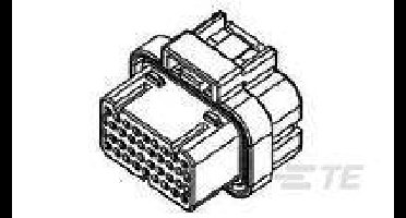 TE Connectivity 2-1447232-0 Inhoud: 1 stuk(s) Box