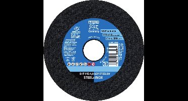 PFERD TOOLS EHT 115-1,0 SGP STEELOX 61330421 Doorslijpschijf recht 115 mm 25 stuk(s) RVS, Staal