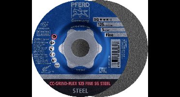 PFERD TOOLS 64187125 Schuurschijf Diameter 125 mm Korrelgrootte (num)=60 10 stuk(s)