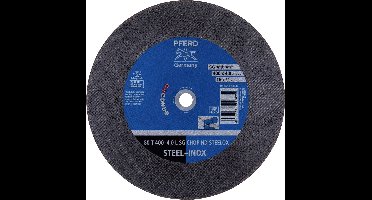 PFERD TOOLS 80 T 400-4,0 L SG CHOP HD STEELOX/25,4 66324082 Doorslijpschijf recht 400 mm 10 stuk(s) RVS, Getemperd staal, Staal