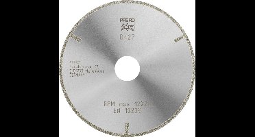 PFERD TOOLS 68412238 D1A1R 125-2-22,23 D 427 GAG Diamanten doorslijpschijf Diameter 125 mm Boordiameter 22.23 mm Duroplast, Technisch keramiek 1 stuk(s)