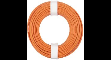 Donau Elektronik 125-017 Draad 1 x 0.25 mm² Oranje 10 m