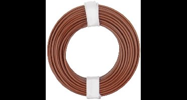 Donau Elektronik 125-018 Draad 1 x 0.25 mm² Bruin 10 m
