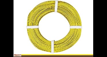 Donau Elektronik 218-380 Draad 2 x 0.14 mm² Bruin-geel 50 m