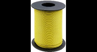 Donau Elektronik 125-S50-3 Draad 1 x 0.25 mm² Geel 50 m