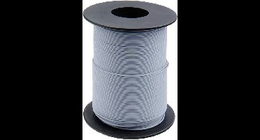 Donau Elektronik 125-S50-9 Draad 1 x 0.25 mm² Grijs 50 m