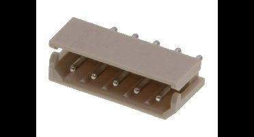 Molex 22035055 Male header, inbouw (standaard) Totaal aantal polen: 5 Rastermaat: 2.5 mm Inhoud: 1 stuk(s) Bag