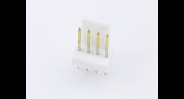 Molex 22292041 Male header, inbouw (standaard) Totaal aantal polen: 4 Rastermaat: 2.54 mm Inhoud: 1 stuk(s) Bag